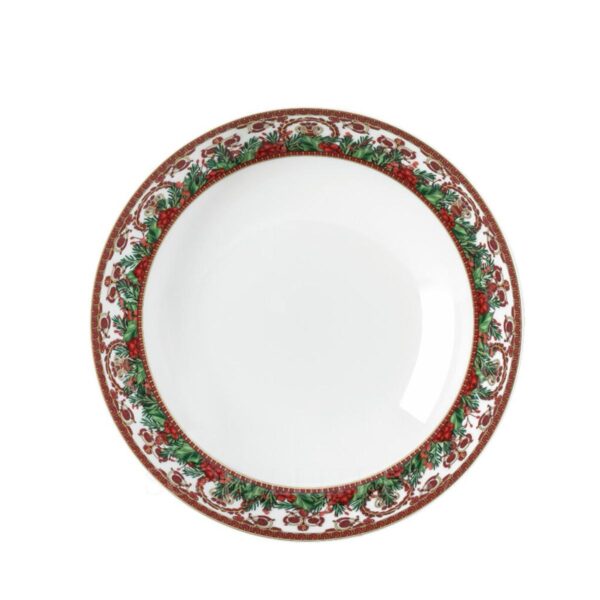 versace i love baroque holiday soup plate