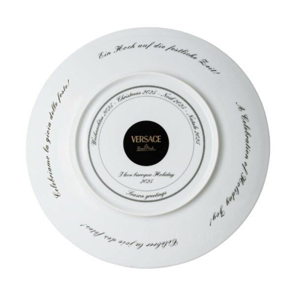 versace i love baroque holiday plate