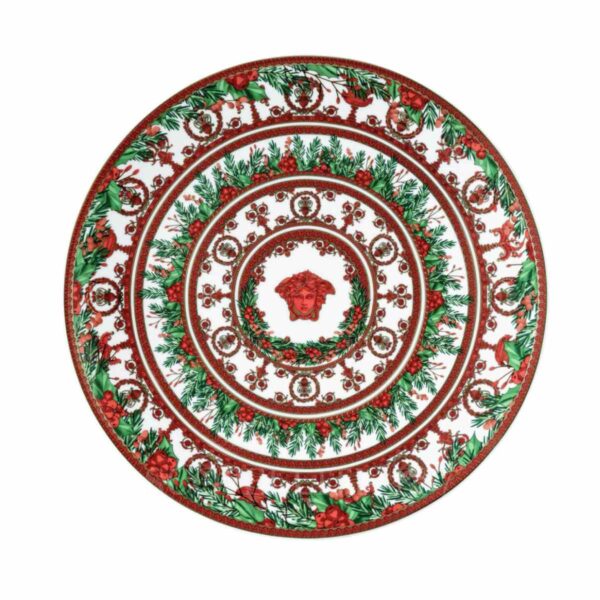 versace i love baroque holiday plate