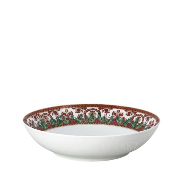 versace i love baroque holiday soup plate