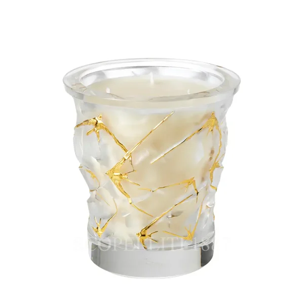 lalique oceans scented candle gold edition