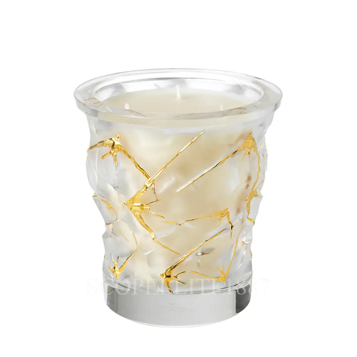 lalique oceans scented candle gold edition