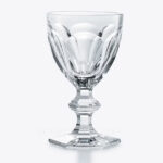 baccarat harcourt louis philippe glass in clear crystal with red knob