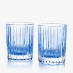 baccarat harmonie tumblers blue