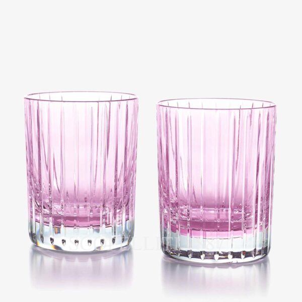 baccarat harmonie tumblers pink pastel