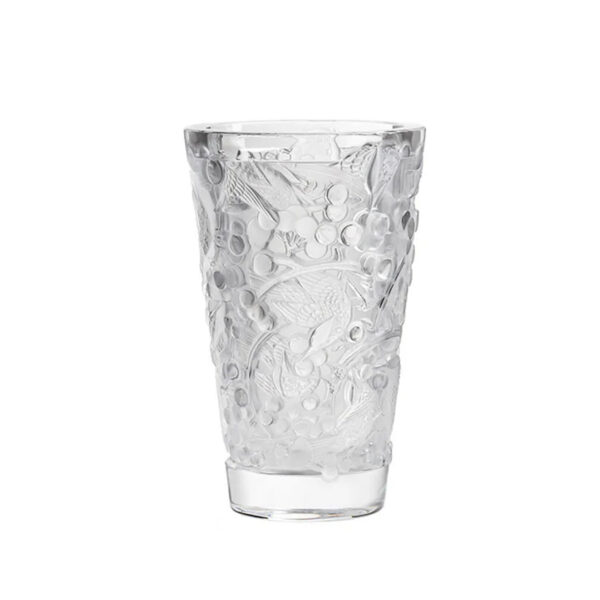 lalique merles et raisins medium vase