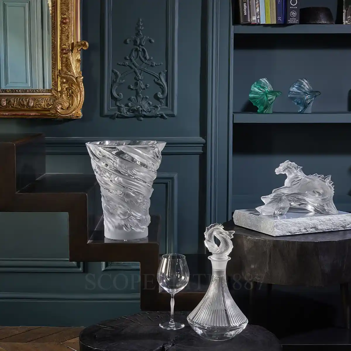 Lalique Carpes Koi Vase - Image 2