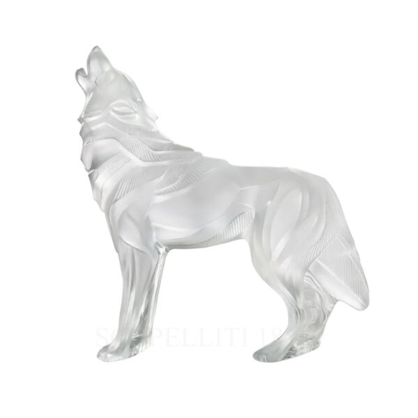 lalique wolf sculpture