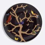 bernardaud aux oiseaux coupe plate