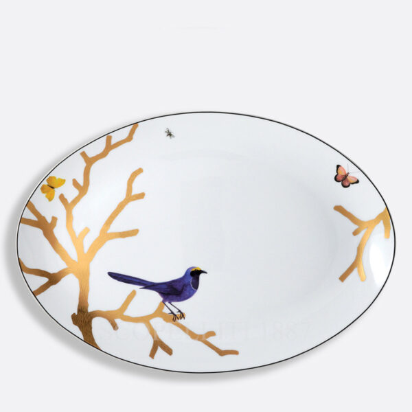 bernardaud aux oiseaux oval platter