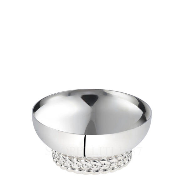 christofle babylone large bowl silver plated 17 cm