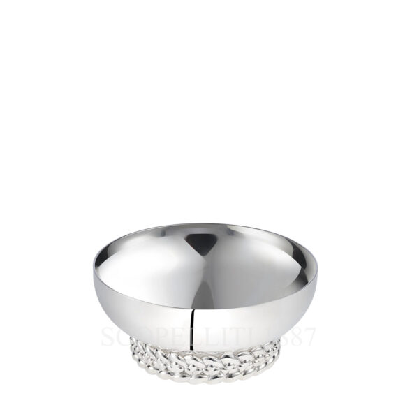 christofle babylone small bowl silver plated 14 cm
