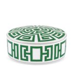 ginori 1735 trinket box labirinto green