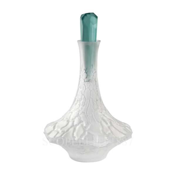 lalique caldera decanter clear crystal