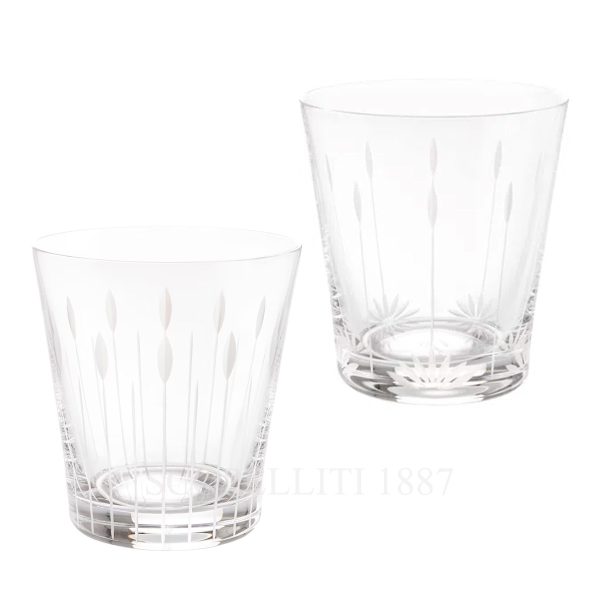 lalique lotus tumblers set of 2