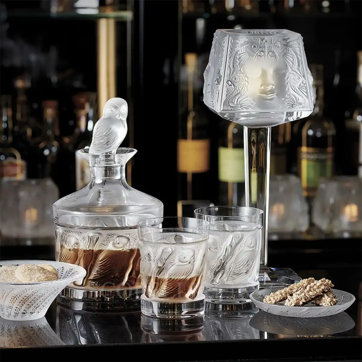 Lalique Owl Decanter - Image 2