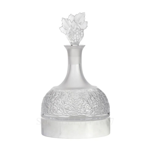 lalique wine refresher base white marble handcrafted in france for the Versailles decanter