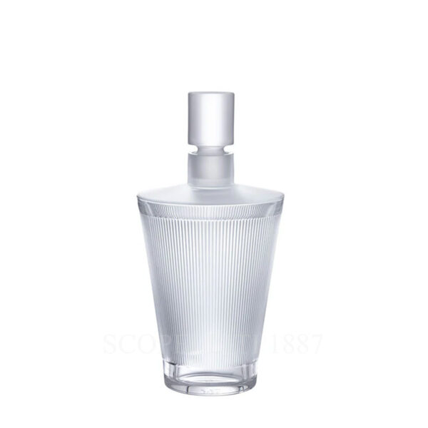 lalique wingen decanter clear crystal handcrafted in france