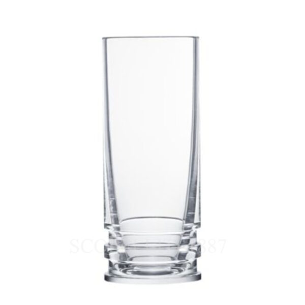 saint louis oxymore vodka glass in hand-cut crystal, part of collectible saint louis barware