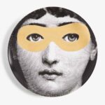 fornasetti plate tema e variazioni n.22 gold
