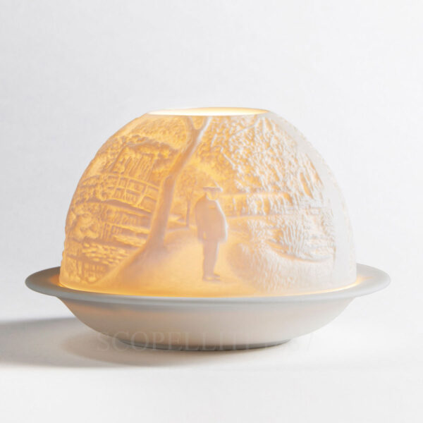 bernardaud claude monet votive light with candle
