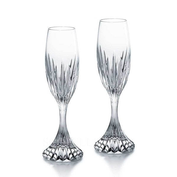 baccarat gift set 2 flutes massena