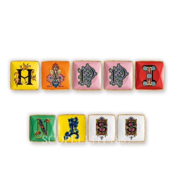 alfabeto versace happiness