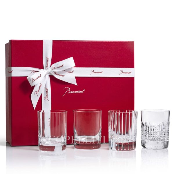 baccarat 4 elements crystal tumblers set