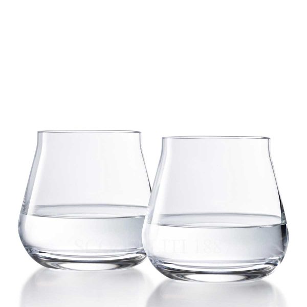 baccarat chateau set two crystal tumblers large