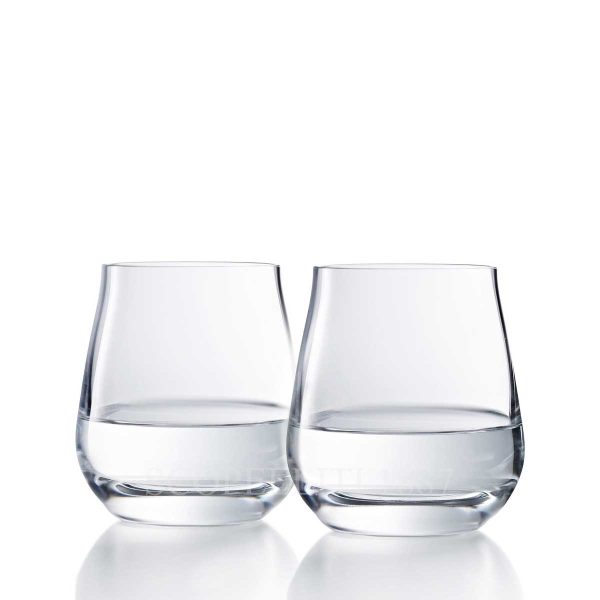 baccarat chateau set two crystal tumblers small