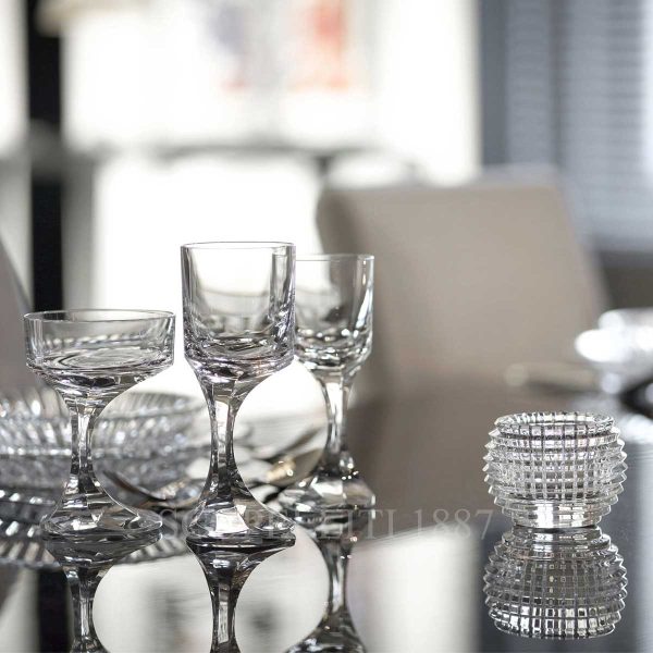 baccarat crystal clear eye votive set