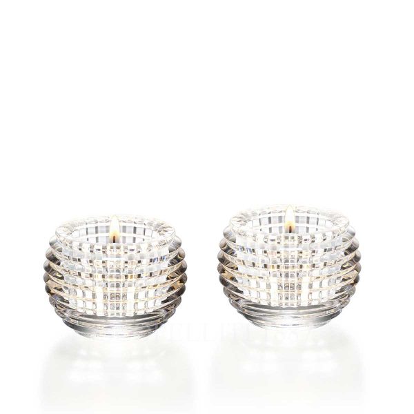 baccarat crystal clear eye votive set