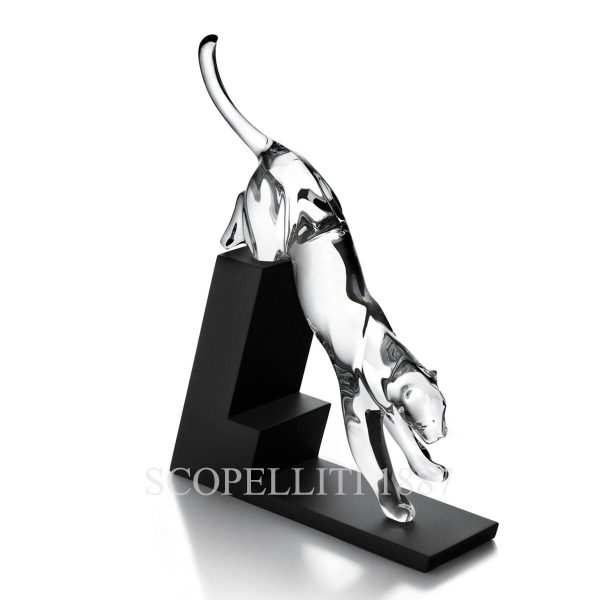 baccarat panther the leap sculpture