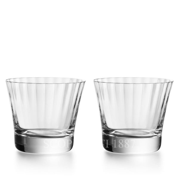 baccarat mille nuits set of two crystal tumblers