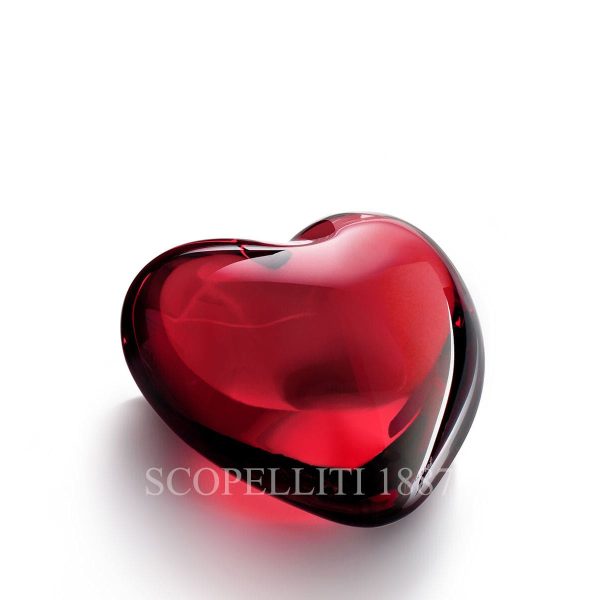 baccarat red cupid heart