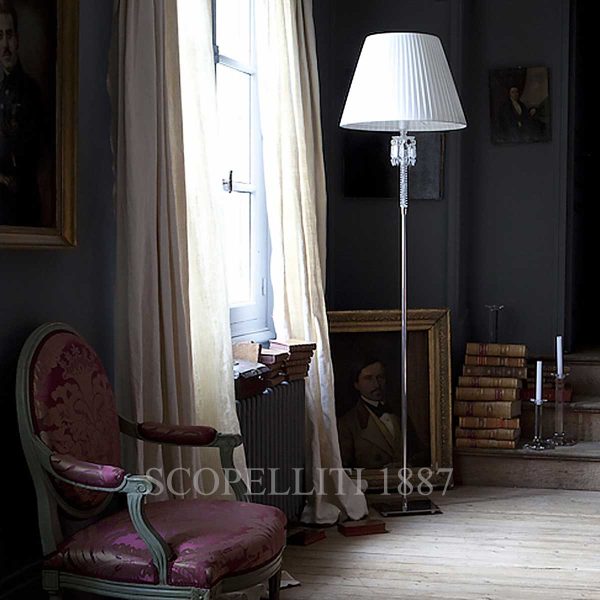 baccarat crystal torch floor lamp