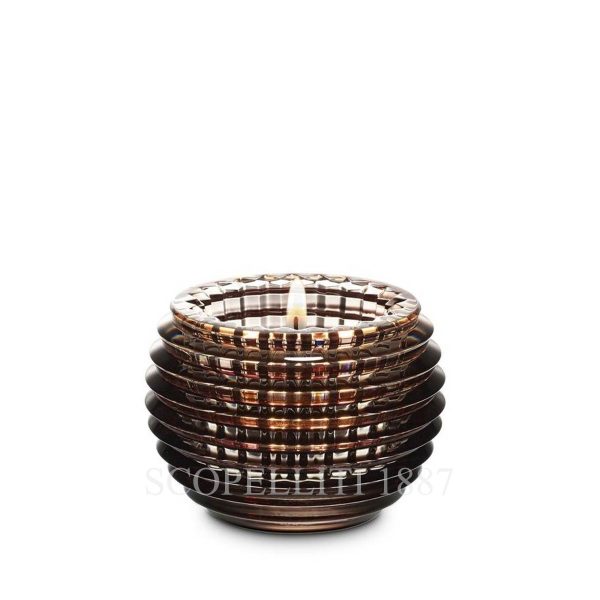 baccarat crystal gray eye candle