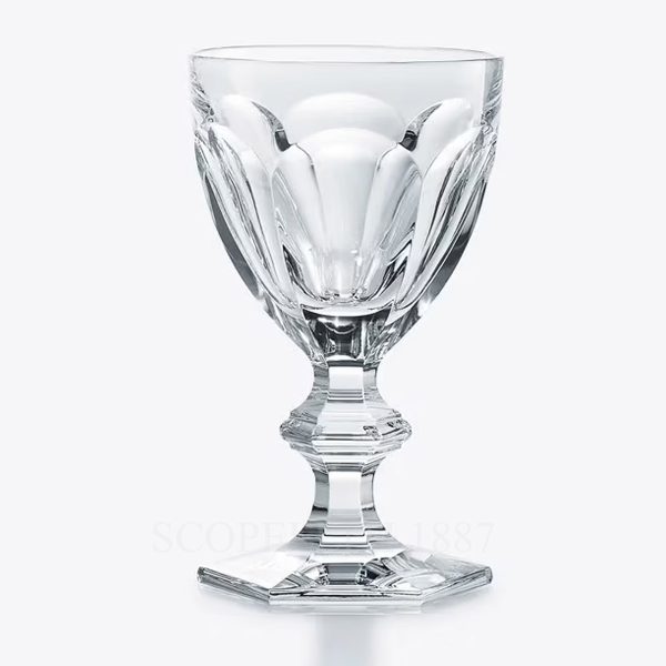 baccarat harcourt louis philippe glass in clear crystal with red knob