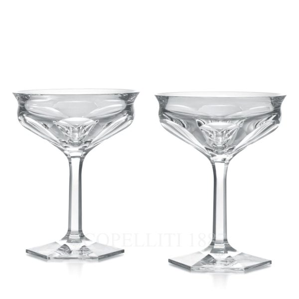 baccarat champagne coupes encore harcourt talleyrand