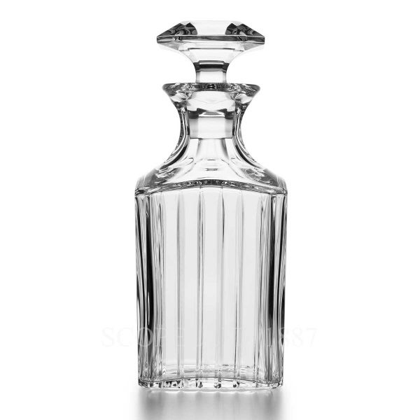 baccarat harmonie crystal whiskey decanter square