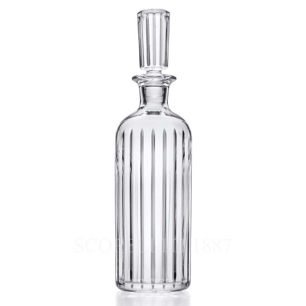 baccarat harmonie crystal whiskey decanter round