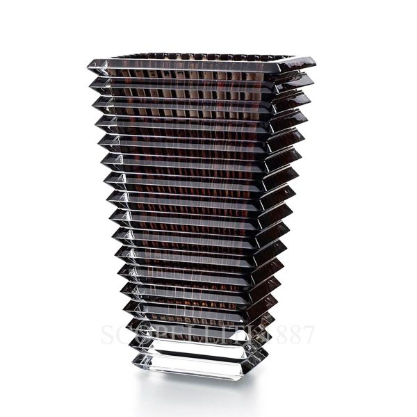 baccarat eye vase large gray