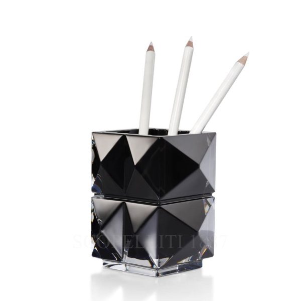 baccarat louxor pencil holder black