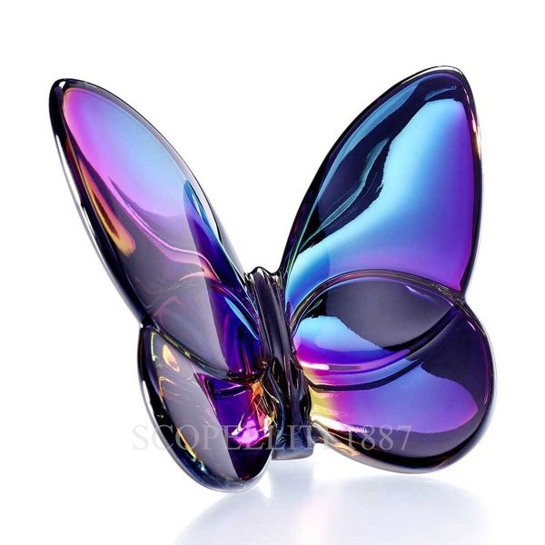 baccarat lucky butterfly blue scarabee