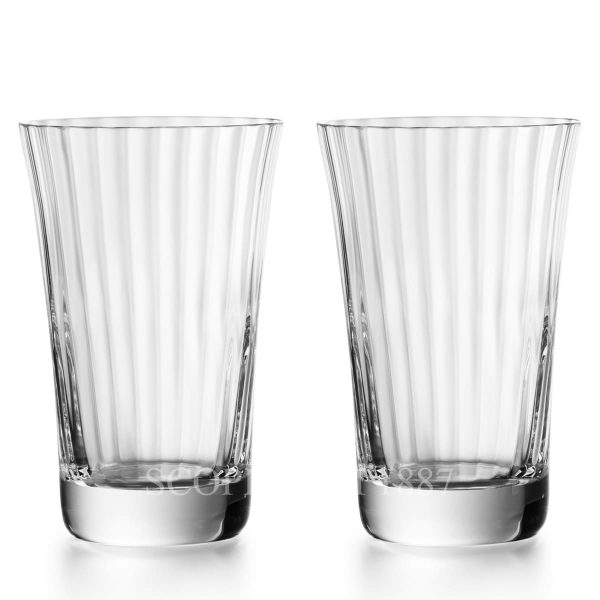 baccarat mille nuits set of two crystal highballs