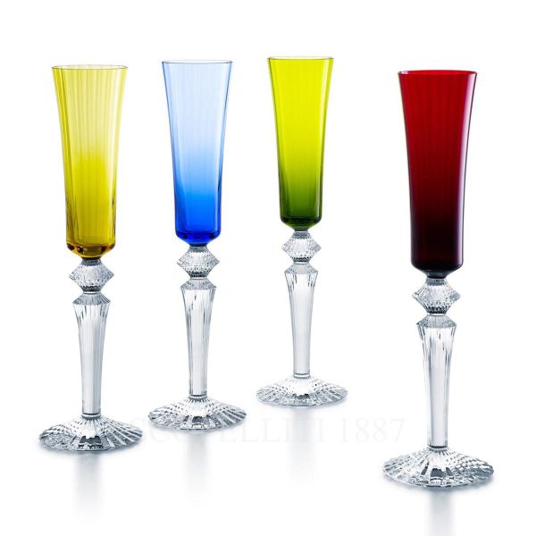 baccarat gift set 4 flutes mille nuits flutissimo