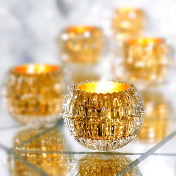 baccarat eye gold scented candle