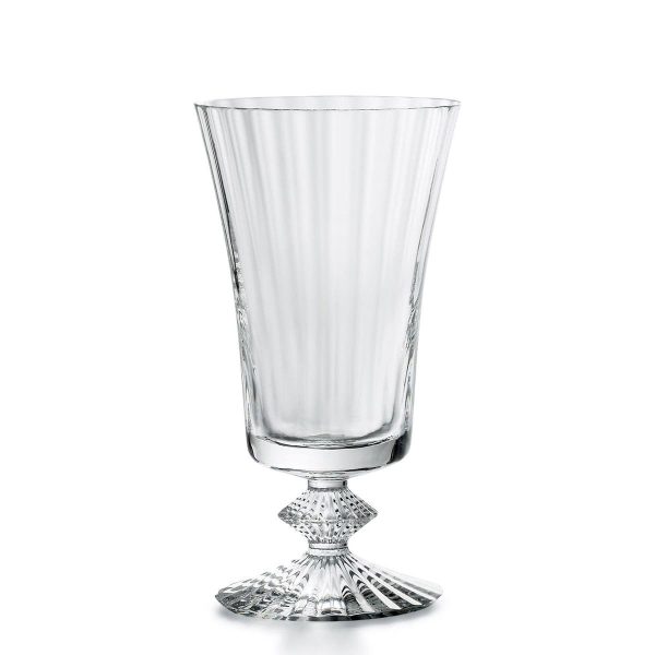 baccarat mille nuits short crystal red wine glass