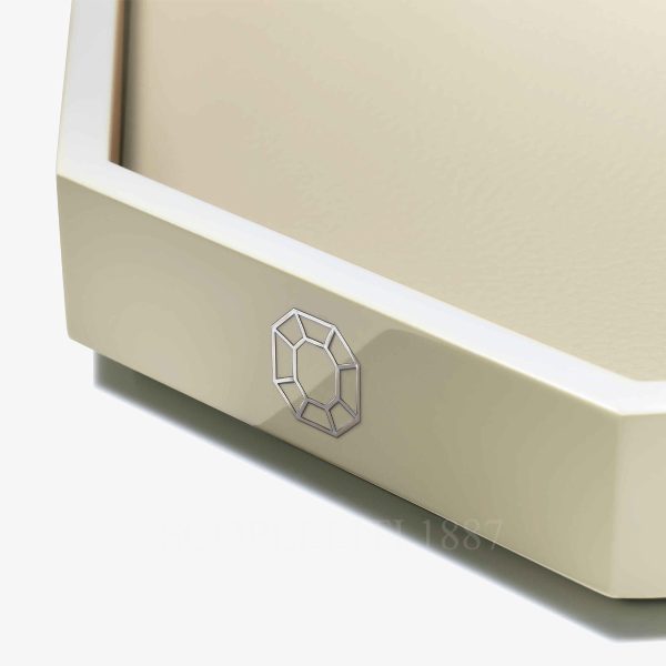baccarat octogone tray ivory