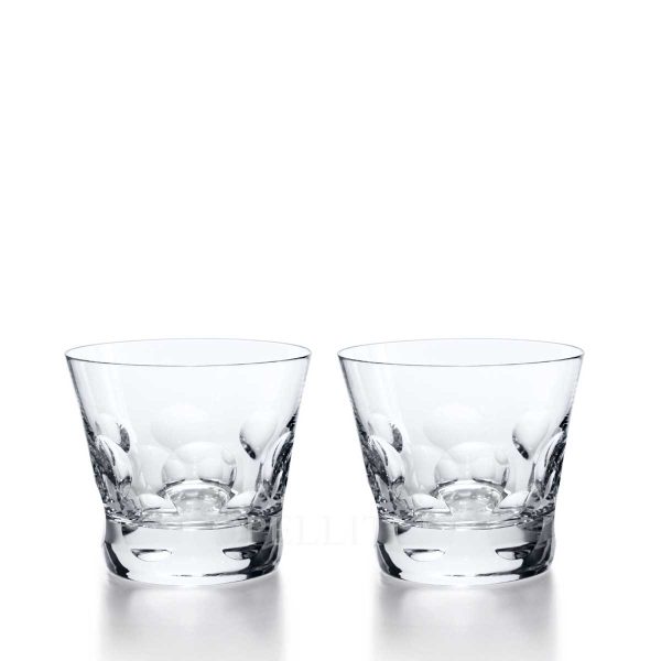 baccarat beluga set two crystal tumblers small